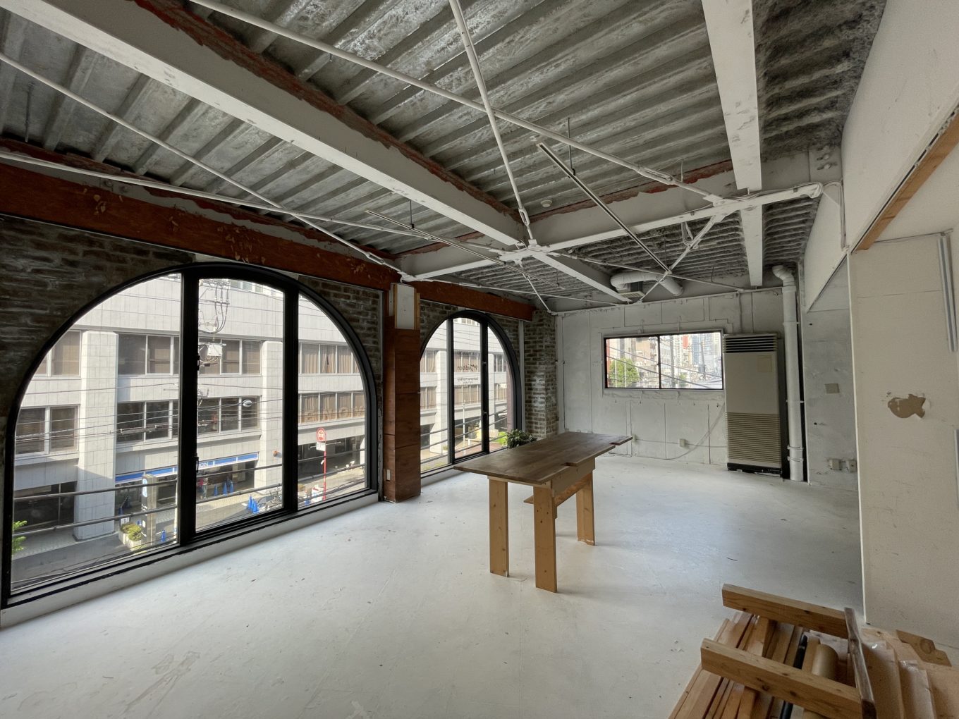 アトリエをぶち抜いて